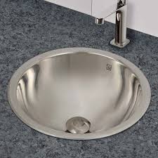 Simply Stainless Round Undermount Or Drop In Stainless Steel Lavatory Stainless Steel Bathroom Sink Sink Countertop Remodel