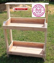 Potting Table Plan Plant Stand Plan Garden Table Plan Planting Etsy In 2020 Garden Table Plans Potting Table Garden Table