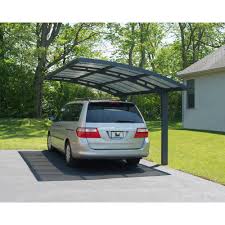 Palram Arizona 5000 Wave 9 Ft 6 In X 16 Ft 3 In X 9 Ft H Carport With Corrugated Polycarbonate Roof Th Carport Designs Modern Carport Cantilever Carport