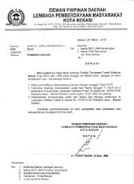 Persatuan ibubapa dan guru dan pejabat pelajaran daerah kinta utara Contoh Surat Rekomendasi Futsal Contoh Surat