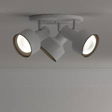 Ceiling flush mount lights vs. Westinghouse 3 Light Ceiling Fixture White Interior Multi Directional Flush Mount 6632600 The Home Depot