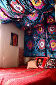 The artist's original pastel floral butterfly design is. How To Hang A Tapestry From The Ceiling Diy Tapestry Tapestry Headboard Diy Fabric Headboard