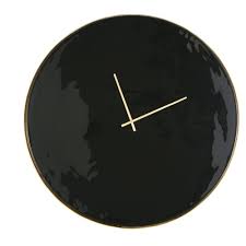 Horloge En Metal Noir Et Dore D80 Aiko Maisons Du Monde