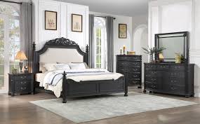 Kingsbury Black Traditional Queen Size Bedroom Set – My Furniture Place