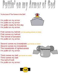 Puttin On My Armor Of God Song Sunday School Songs Armor Of God Bible Class Songs
