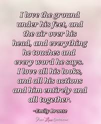 Emily Bronte Love Quotes Purelovequotes