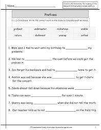Free Prefixes And Suffixes Worksheets From The Teacher S Guide Suffixes Worksheets Prefix Worksheet Vocabulary Worksheets