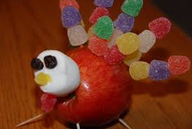 Chickenville Gumdrop Apple Turkeys Happy Thanksgiving Apple Turkey Thanksgiving Treats Apple Turkey Craft