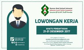 Info lowongan kerja terbaru di surakarta / solo januari 2021 temukan loker yang sesuai dengan keahlian anda di surakarta sekitarnya. Lowongan Kerja Desember 2017 Yayasan Amal Jariyah Indonesia