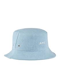 Alex Bucket Hat Soft Denim A P C Accessories
