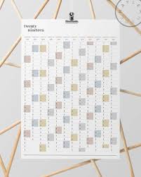 Printable Pdf 2021 Portrait Wall Planner A2 Full Year Etsy Wall Planner Yearly Planner Planner