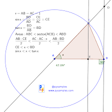 Demostracion Geometrica De Sen X X Tan X Realizada Con Geogebra Learning Math Math Python Programming