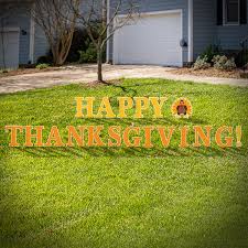 Chris and peyton lambton know a thing or two about back. Happy Thanksgiving Lawn Letters Yard Decoration