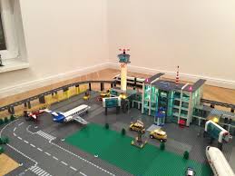 Lego Flughafen Mit Licht Lego Airport With Light Lego Airport Lego Architecture Lego City Airport