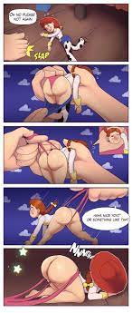 Jessie gets a wedgie from getting used like a yo-yo (Asmo) [Toy Story] : r rule34
