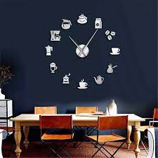We believe that dining room wall pictures exactly should look like in the picture. Hot Diy Creative Kitchen Coffee Cup Wall Clock Living Room Dining Room Wall Decoration Watch Personality Clock Gift Wall Clocks Aliexpress