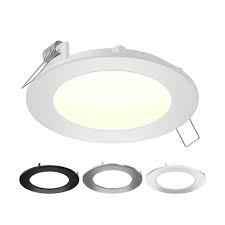By placing the recessed lighting kit 0.5 to 1 meter apart from the wall, you can create the vertical wall washer effect, which is similar to art gallery lighting. Illume 5 Inch Color Selectable New Construction And Remodel Ic Rated Recessed Integrated Led Round Kit Walmart Canada