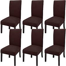 Dinning room chair covers give your space a new life and protects your furniture. Goodtou Chair Covers For Dining Room Chair Covers Dining Chair Covers Set Of 6 Chocolate Buy Online At Best Price In Uae Amazon Ae