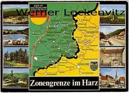 Deutschland harz karte vom harz landkarte harz stadtplan und. Ansichtskarte Zonengrenze Im Harz Torfhaus Zorge Duderstadt Braunlage Landkarte Map