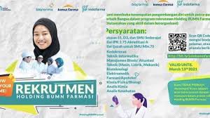 Perusahaan telah memasang info lowongan kerja bumn 2021 terbaru melalui website resminya. Lowongan Kerja Bumn Untuk Sma Smk D3 S1 Semua Jurusan Akan Di Tempatkan Di Perusahaan Farmasi Tribun Batam