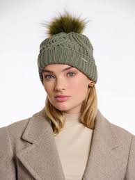 Rino & Pelle Aaf Bobble Hat Green Ash