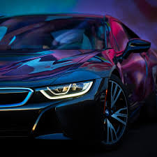 Check out this fantastic collection of cool cars wallpapers, with 70 cool cars background images for your desktop, phone or tablet. Bf26 Bmw Rainbow Blue Purple Car Art Wallpaper