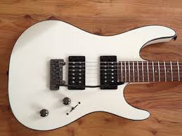 Jack and Danny Brother J&D Electric Guitar White JD-L310H 24 Frets With Gig  Bag