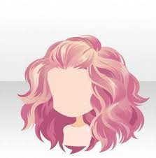 Hair Wavy Curvy Highlights 22 Ideas Chibi Hair Cartoon Hair Manga Hair