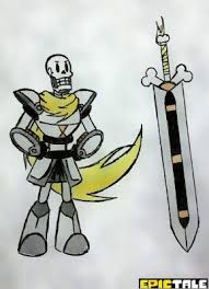 I believe that this is the art that sparked everything well i mean isn't it obvious when you spare papyrus and then go on to kill sans with 1 hit (like you would papyrus) (if it could. Chapter Three The Great Papyrus Nyeh Epic Love Epictale Sans X Depressed Reader