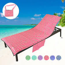 On a sun beach in front of a holiday vacation travel house. Best Lounge Chair Towel With Fitted Pocket Top Your Kitchen