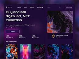 Nft Collection Landing Page Website By Md Omor Rahman In 2021 Popular Artwork Web Template Design Landing Page