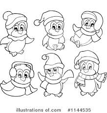 Black and white penguin, penguin, christmas penguin, vertebrate, christmas decoration png. Penguin Clipart 1144535 Illustration By Visekart