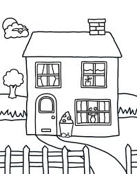 Coloring Pages Coloring Fabulous House Halloween Haunted Free Printable For Kids Dog Loud Ch In 2020 House Colouring Pages Coloring Pages Kindergarten Coloring Pages