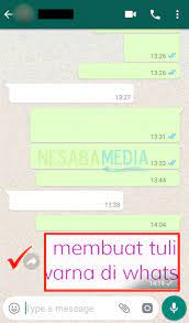 We did not find results for: Cara Membuat Tulisan Berwarna Di Whatsapp 100 Work