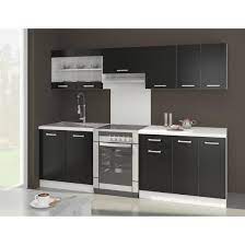 ultra cuisine complete avec plan de travail l 2m40 noir mat achat vente cuisine complete ultra cuisine cuisine complete meuble cuisine meuble sous evier