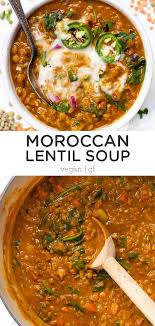 Detox Moroccan Lentil Soup Simply Quinoa Recipe Moroccan Lentil Soup Lentil Recipes Healthy Soup Recipes