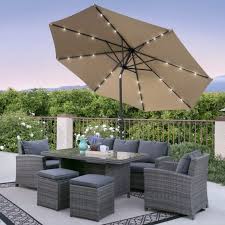 3m tilt and crank round parasol. 8 Best Outdoor Patio Umbrellas In 2021 Cantilever Freestanding And More Hgtv