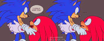 ✏Lucía🇦🇷(COMMS OPEN🟢) sa X: Sonic survived, and Knuckles he's so happy  that❤️💙 Ps: Reference! it's easy 😉 t.co D9opYHQbjw   X