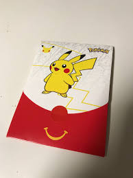 Mcdonald's is adding pokemon toys to its happy meals next month and it's expecting them to be a big hit. Pokemon Karten Booster Mcdonalds 25th Anniversary Deutsche Version A Stick It Now