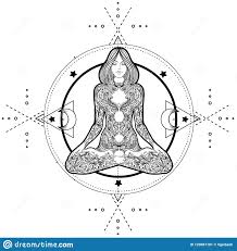 Your Body Sacred Geometry Lotus Pose Harmony Symbol