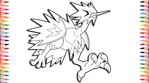 Check spelling or type a new query. Legendary Galarian Zapdos Digital Coloring Pokemon Sword And Shield Coloring Pages Youtube
