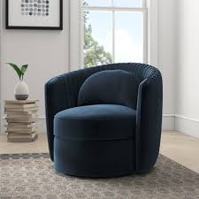 Complement your living room decor with the versatile and comfortable design of the gaven wood base swivel chair. Modern Swivel Chairs Allmodern