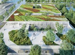 Condorcet Campus Porte De La Chapelle Paris Roof Garden Architecture Projects