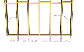 On center spacing since shed is very small so it would not need extra wall studs. Stud Position For On Center Dynamic Components Sketchup Community