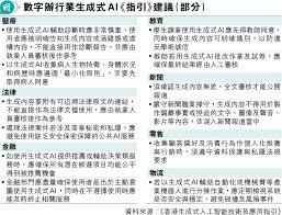 數字辦公布生成式AI指引倡分4層風險禁潛意識控制