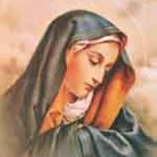 Vintage Mother Mary Plate