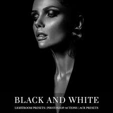 Black And White Lightroom Tutorial Black And White Collection Lightroom Presets For Portraits Photoshop Actions Photo Editing Photoshop