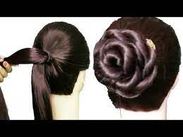 New Rose Petal Juda Hairstyle For Girls Youtube Hair Designs For Girls Girl Hairstyles Hairstyle