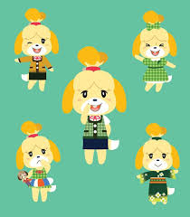 Isabelle Other Costumes By Https Sugarbee908 Deviantart Com On Deviantart Animal Crossing Game Animal Crossing Characters Animal Crossing Memes