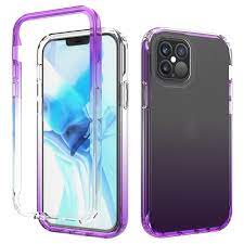 Starting with silicone cases for the iphone 12, 12 pro, and 12 pro max there are four new colors: Iphone 12 Pro Case 6 1 Iphone 12 Case Rosebono Full Body Rugged Ultra Transparency Hybrid Protective Case With Built In Screen Protector For Iphone 12 Pro Iphone 12 Purple Walmart Com Walmart Com